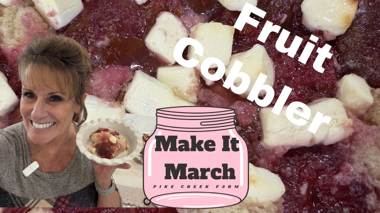 Сливово-грушевый коблер #makeitmarch