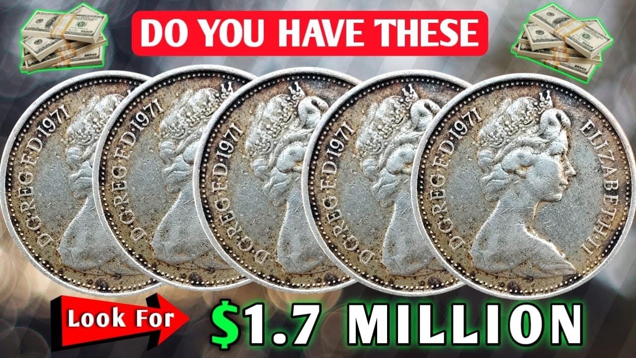 Rare 1971 Elizabeth 5 New Pence Coin Worth BIG MONEY! | It Could Be Worth a FORTUNE!