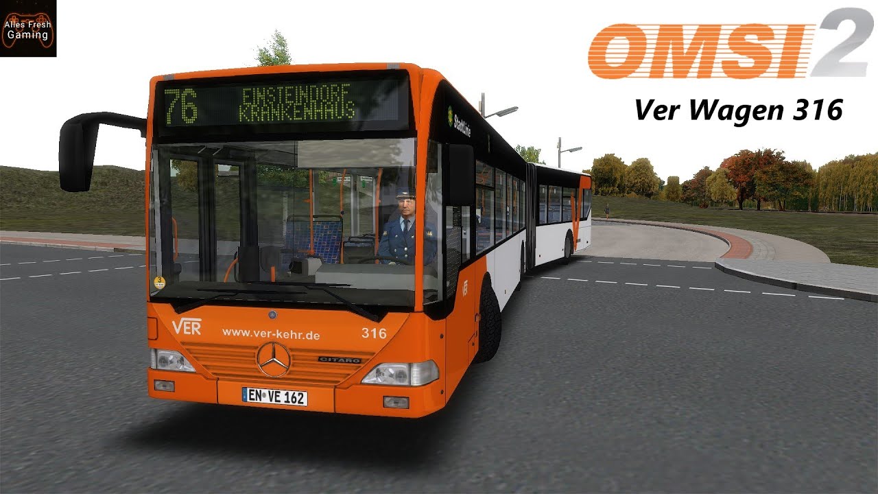 Omsi 2 #1 Mit dem Ver Wagen 316 auf Grundorf auf der Linie 76.