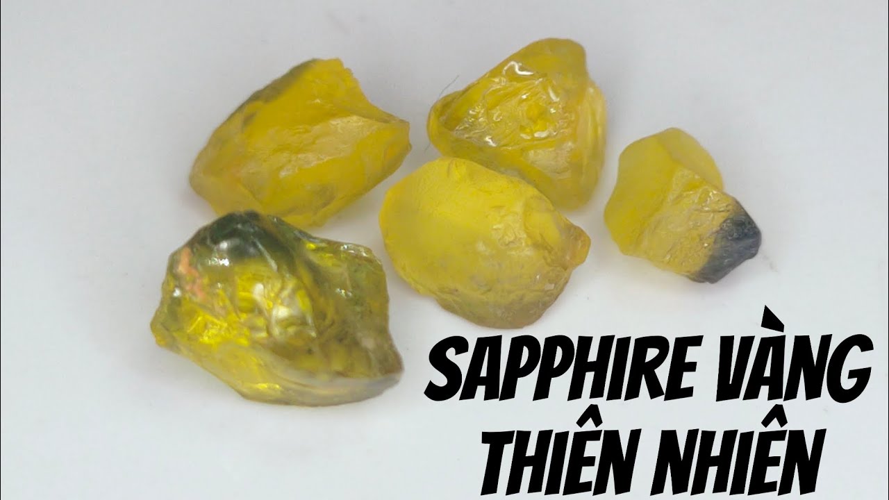 Sapphire vàng thiên nhiên và những kết luận bật ngửa