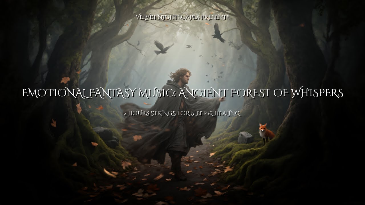 🌲 Emotional Fantasy Music: Ancient Forest of Whispers | 2 Hours Strings for Sleep & Healing