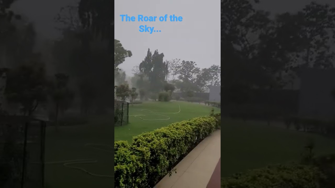 Roaring Skies... #thunderstorm #rain #india #delhi #rainstorm #summer #premonsoon