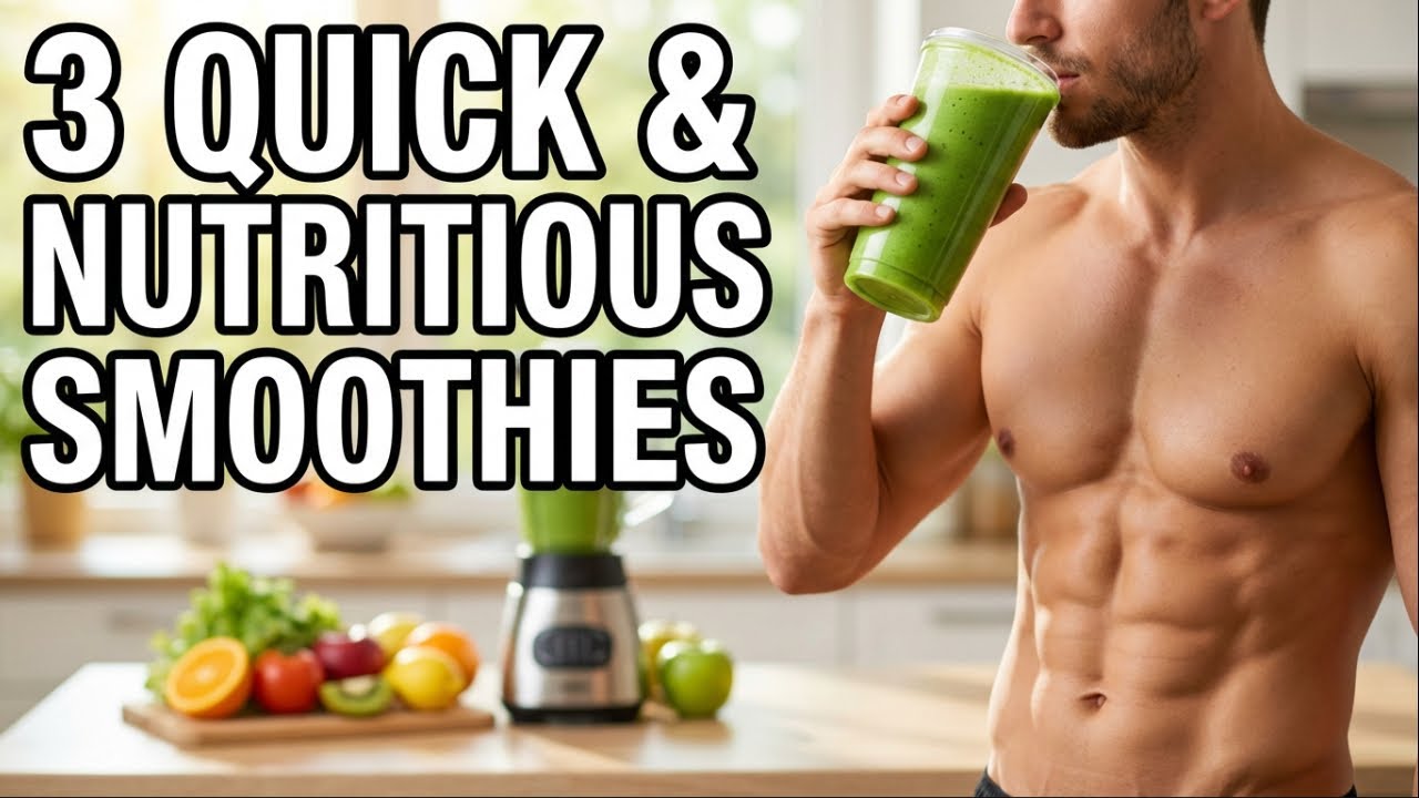 3 QUICK AND NUTRITIOUS BREAKFAST SMOOTHIE RECIPES