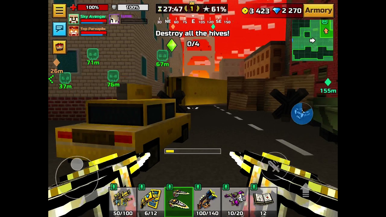 Pixel Gun 3D Dead city raid mode speedrun