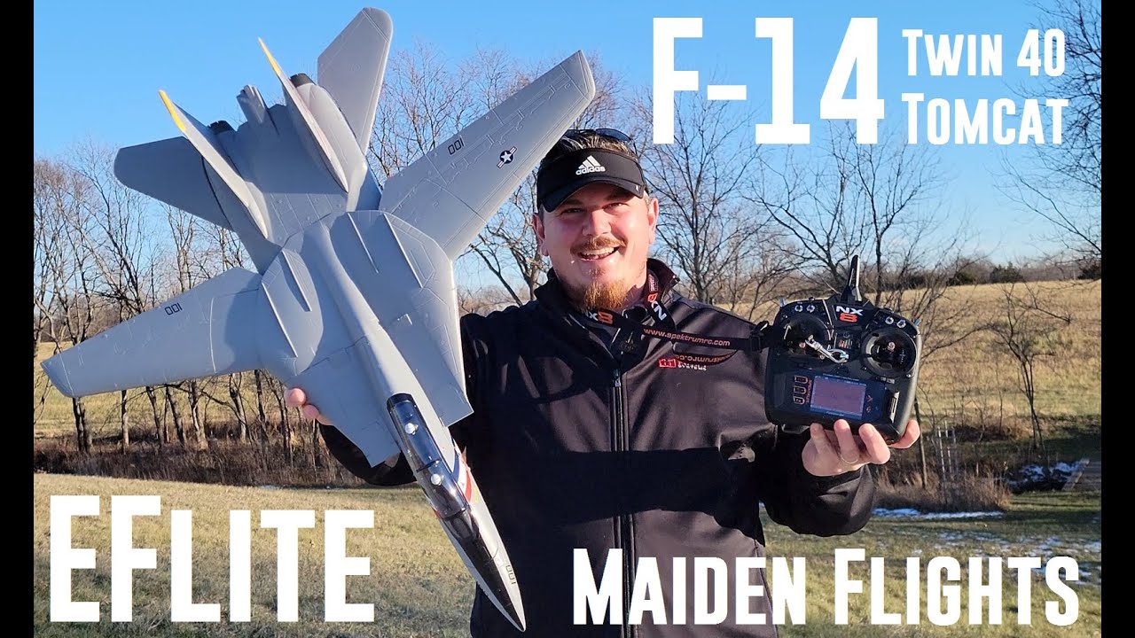 Eflite - F-14 Tomcat - Twin 40mm - Maiden Flights