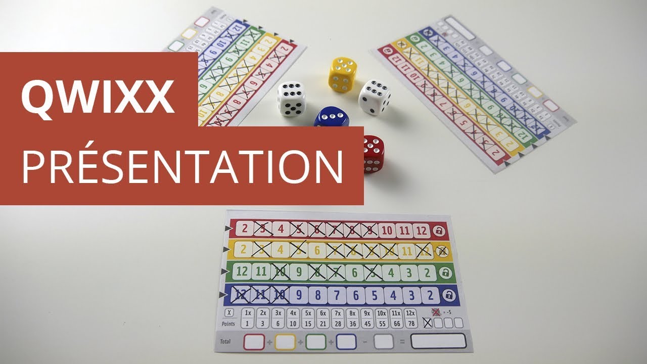 Qwixx - Présentation du jeu