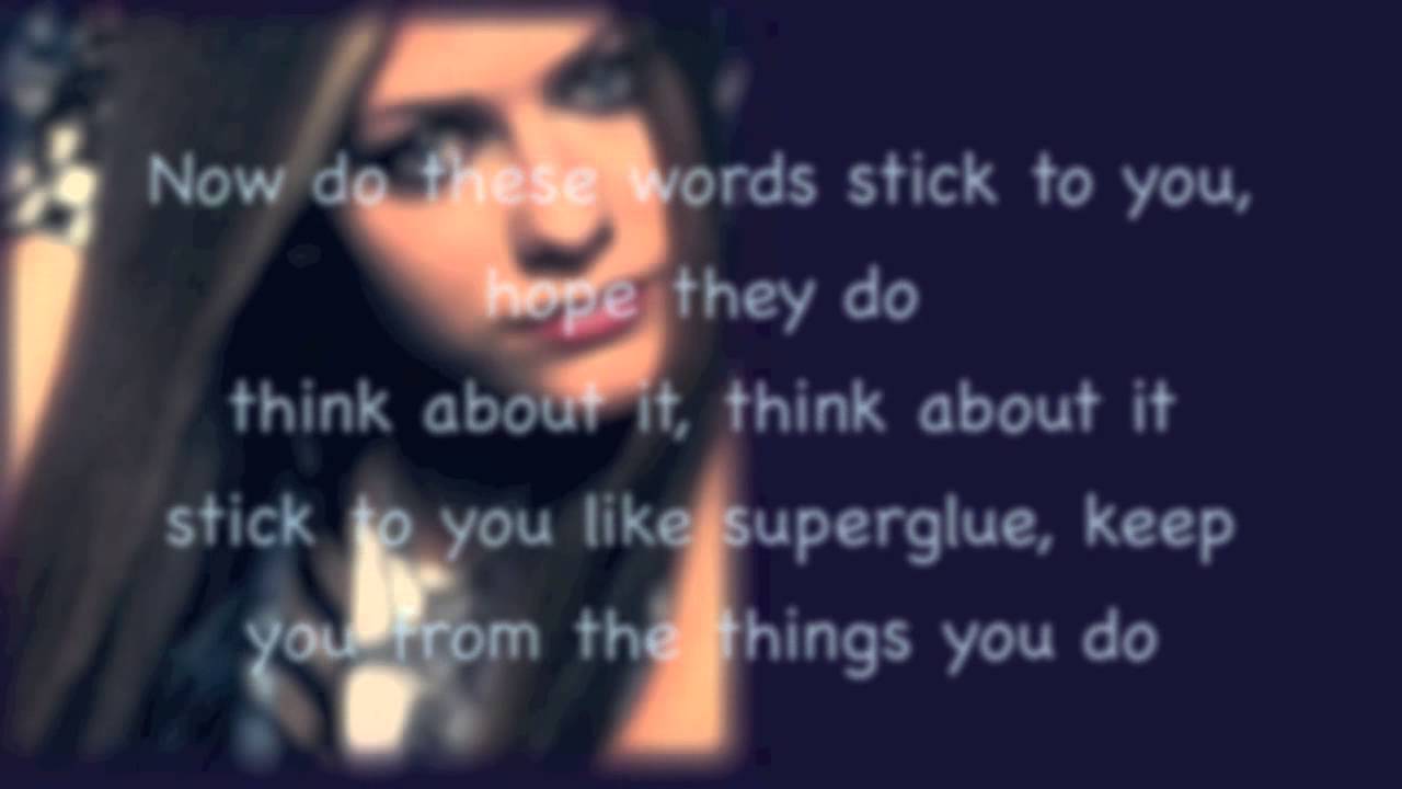 Avril Lavigne -  You Never Satisfy Me - Lyrics - HD
