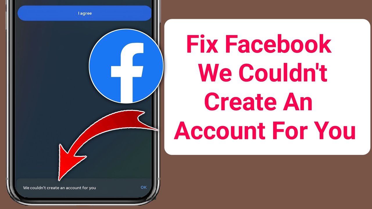 Fix Facebook We Couldn't Create An Account For You