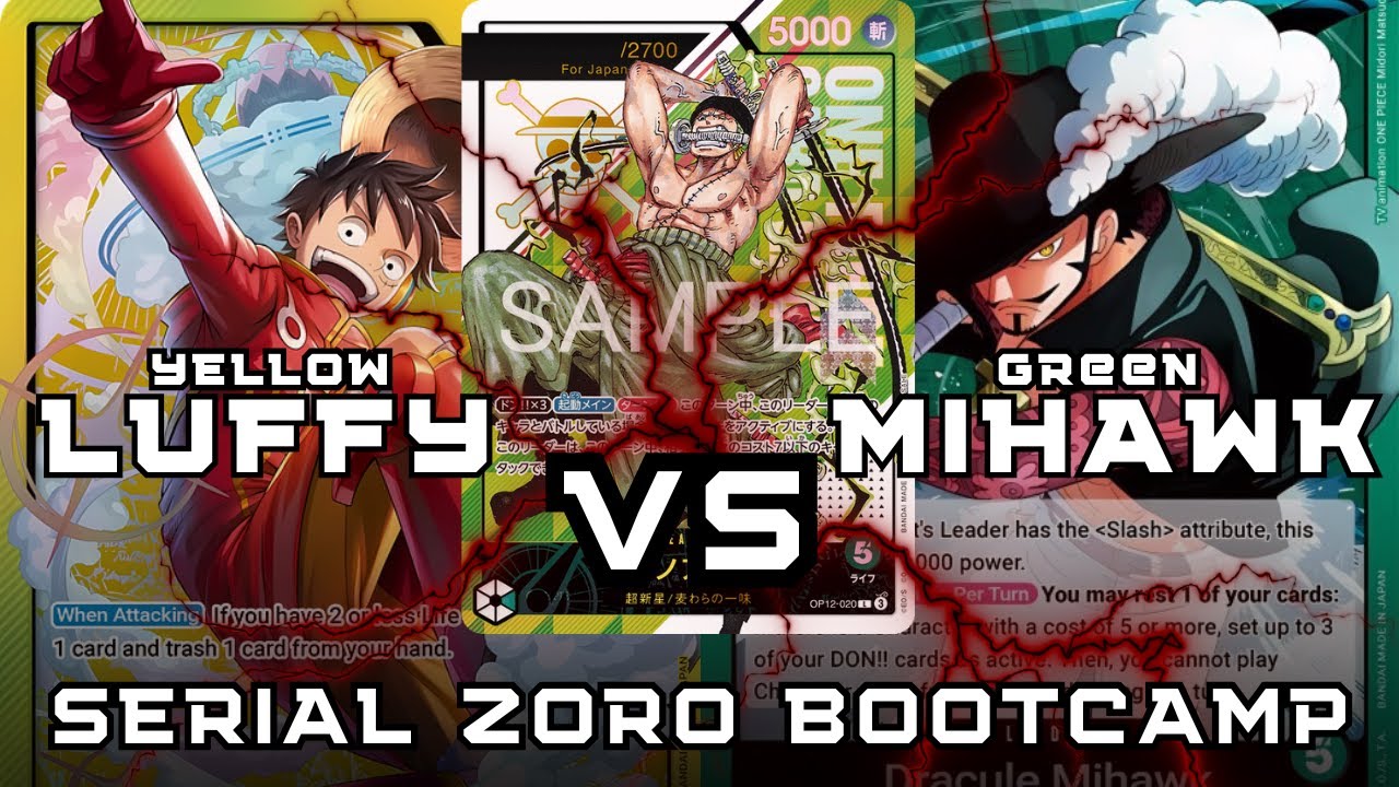[SERIAL ZORO] Green Mihawk: 緑ミホーク VS Yellow Luffy: 黄色 ルフィ| OP14.75 | OPTCG | StreetFoodKingsPH