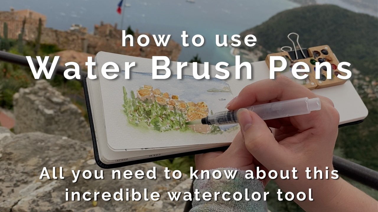 Как пользоваться ручкой Water Brush Pen — все, что вам нужно знать (включая разбор кисти!)