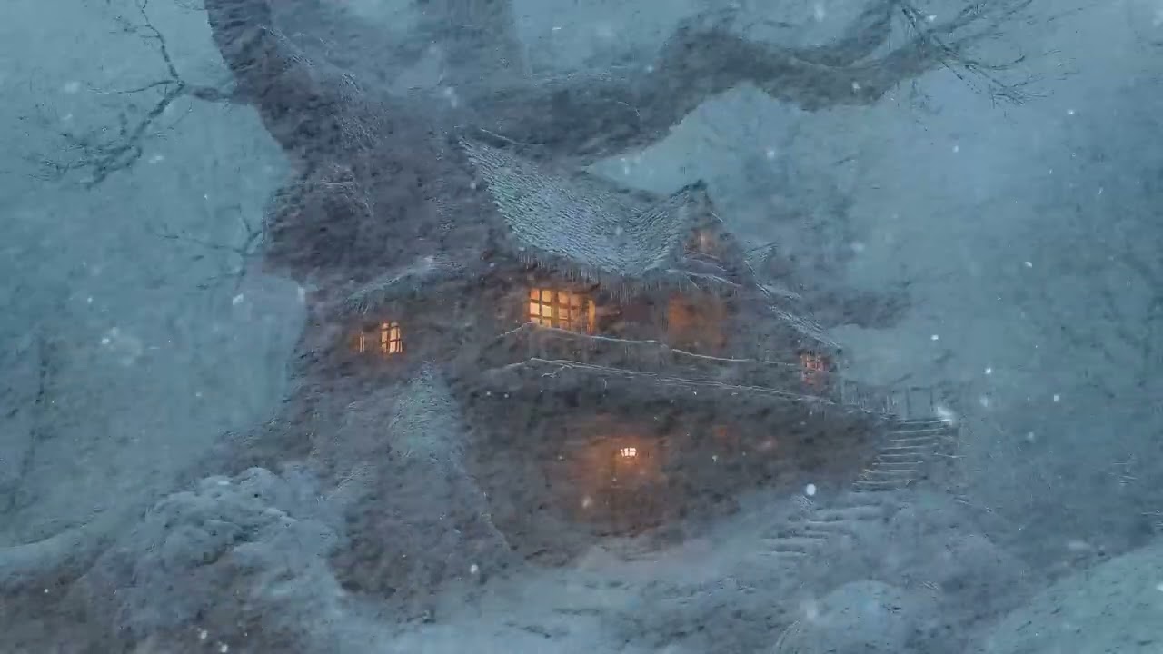 Powerful Blizzard Noise for Sleeping ❄️ Heavy Snowstorm Blasts & Howling Winter Winds to Study