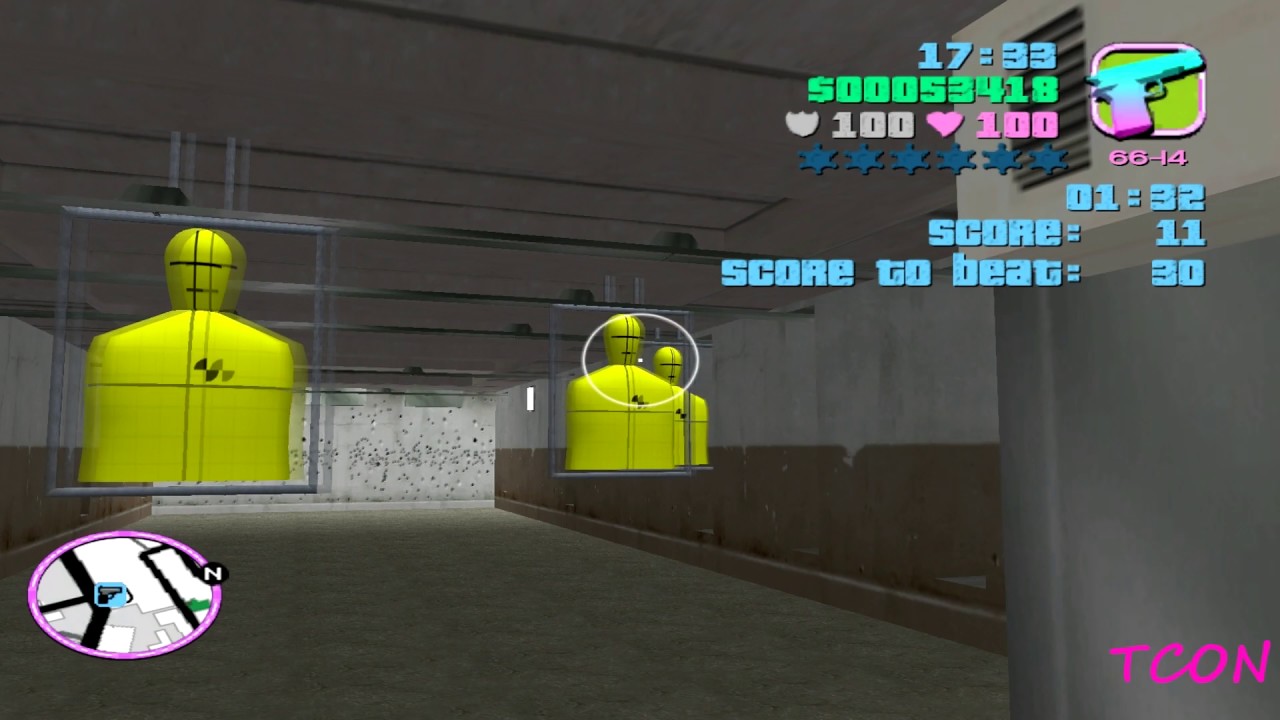 GTA: Vice City - Shooting Range (Fast reload ability) (HD)