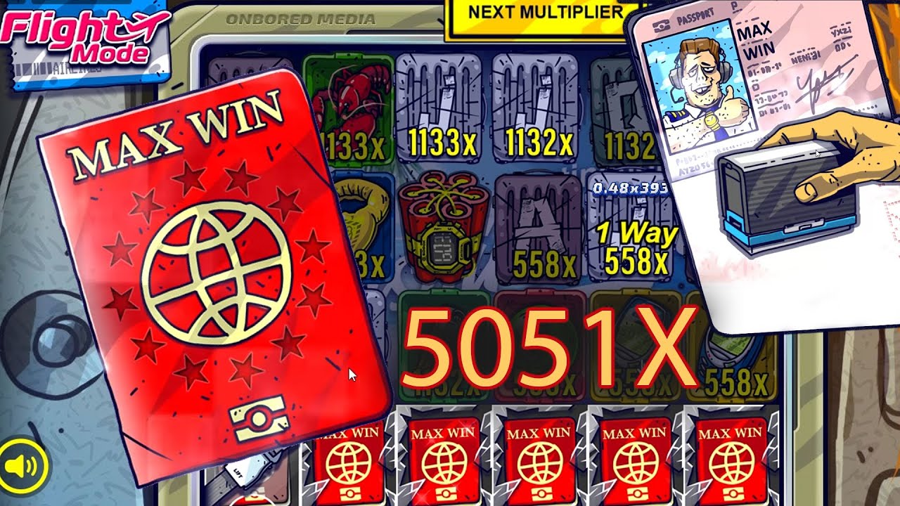 Flight Mode Slot da No Limit - MAXWIN insano - 5,051X . NA TERCEIRA TENTATIVA E BOOM!!! MAXWIN !!!