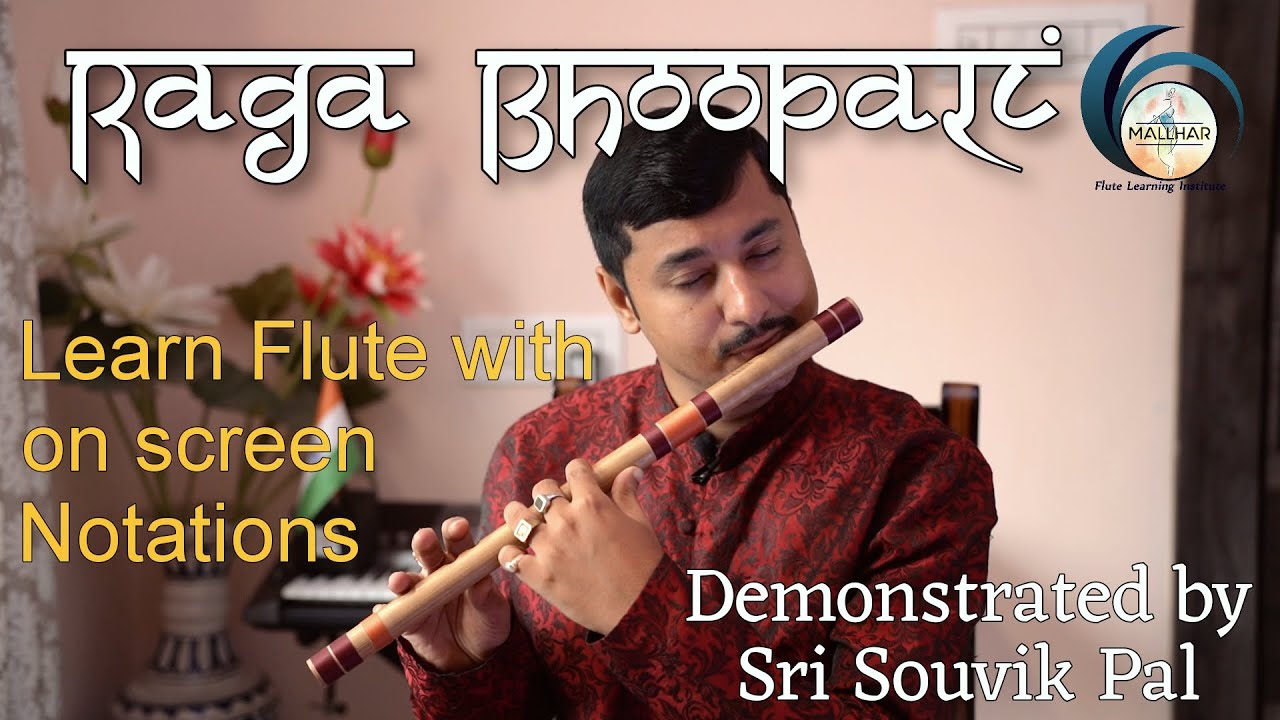 Raga lesson 1 | Raga Bhoopali | Introduction, Bandish with notation | Souvik Pal