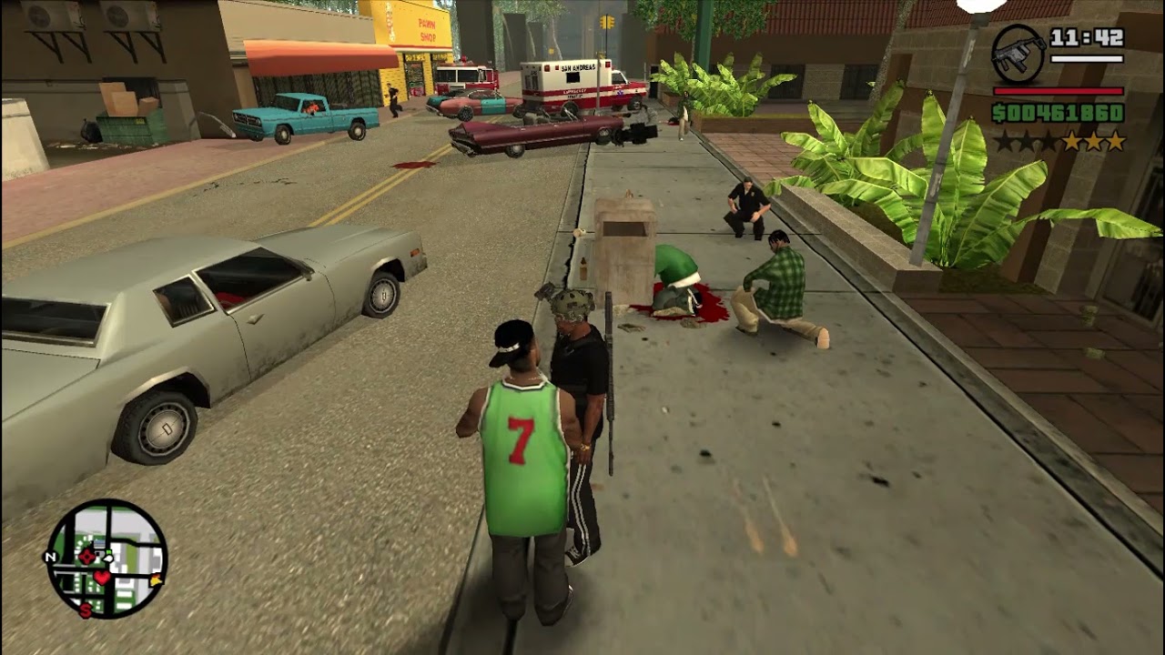Gta sa classic pc Gang Downed / wounded and gang medic mod