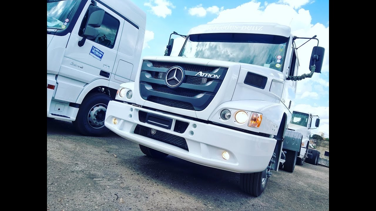 COMO CRUZAR MARCHAS NO ATRON 1635 2018 l MERCEDES-BENZ