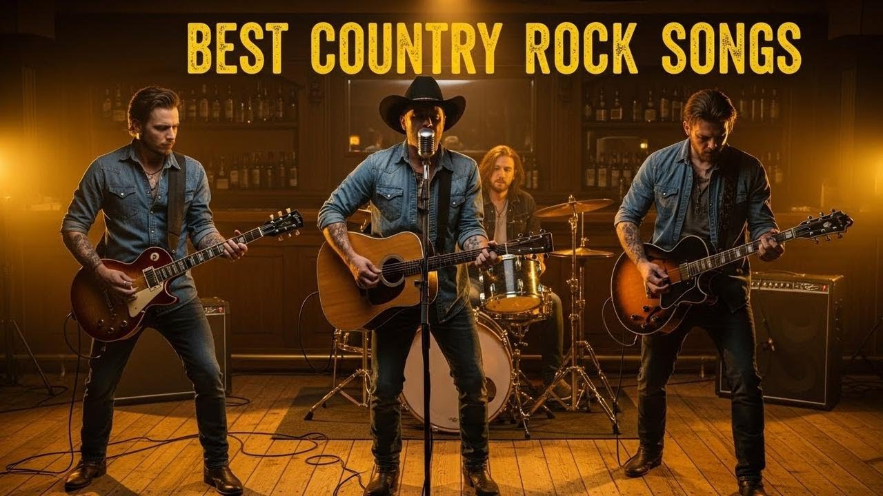 Country Rock Southern Nights 2026 🎸 Warm Vocals & Guitar Glow | ZZ Top