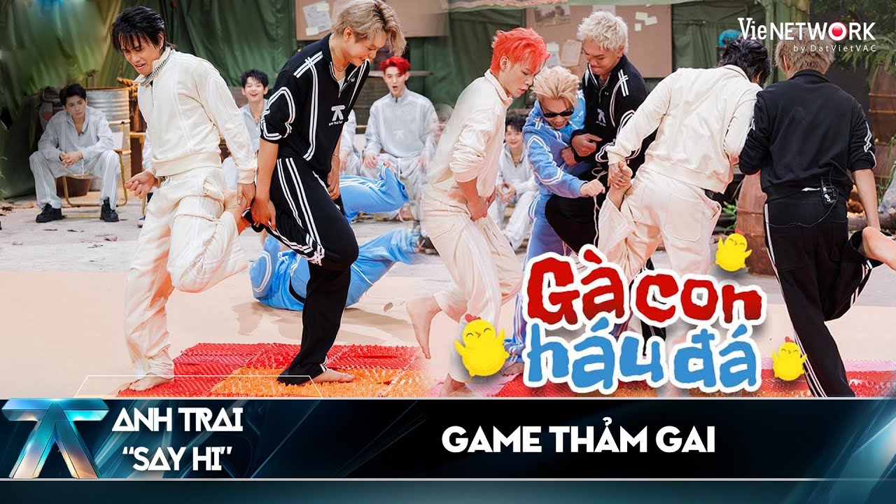Náo loạn game THẢM GAI, các anh trai knock out nhau không thương tiếc | ANH TRAI SAY HI