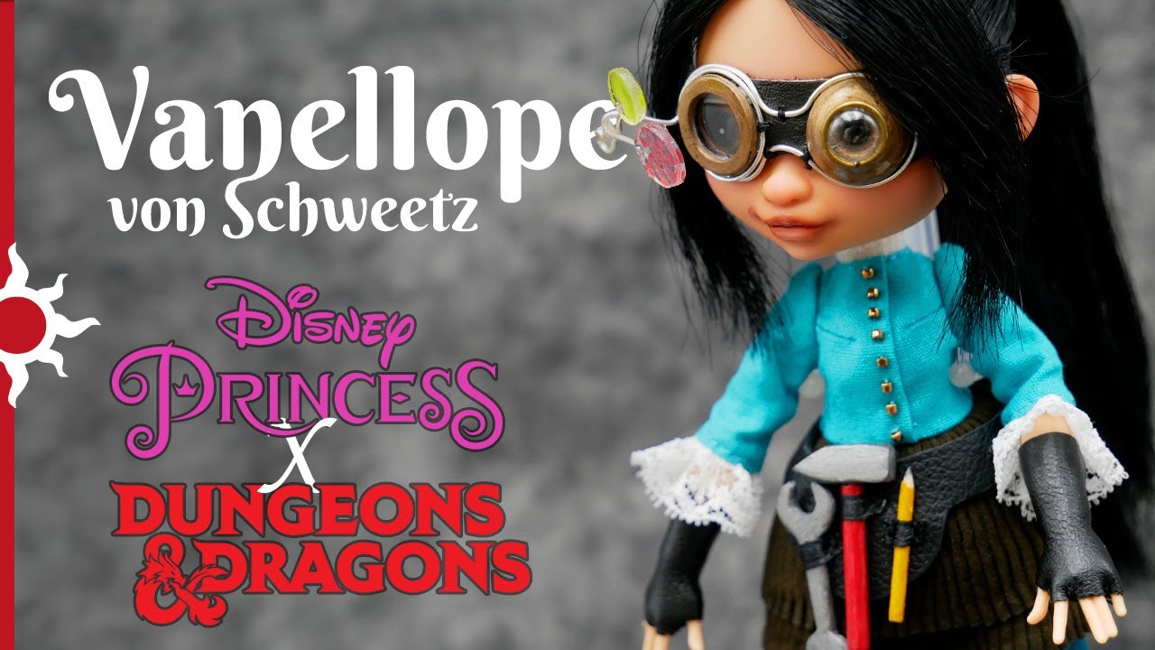 I made Vanellope, but as an Artificer! Disney Princesses meet D&D doll collab.