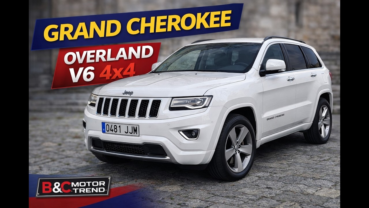 Jeep Grand Cherokee Overland V6 250CV 4x4 🔥 Lujo y auténtico todoterreno