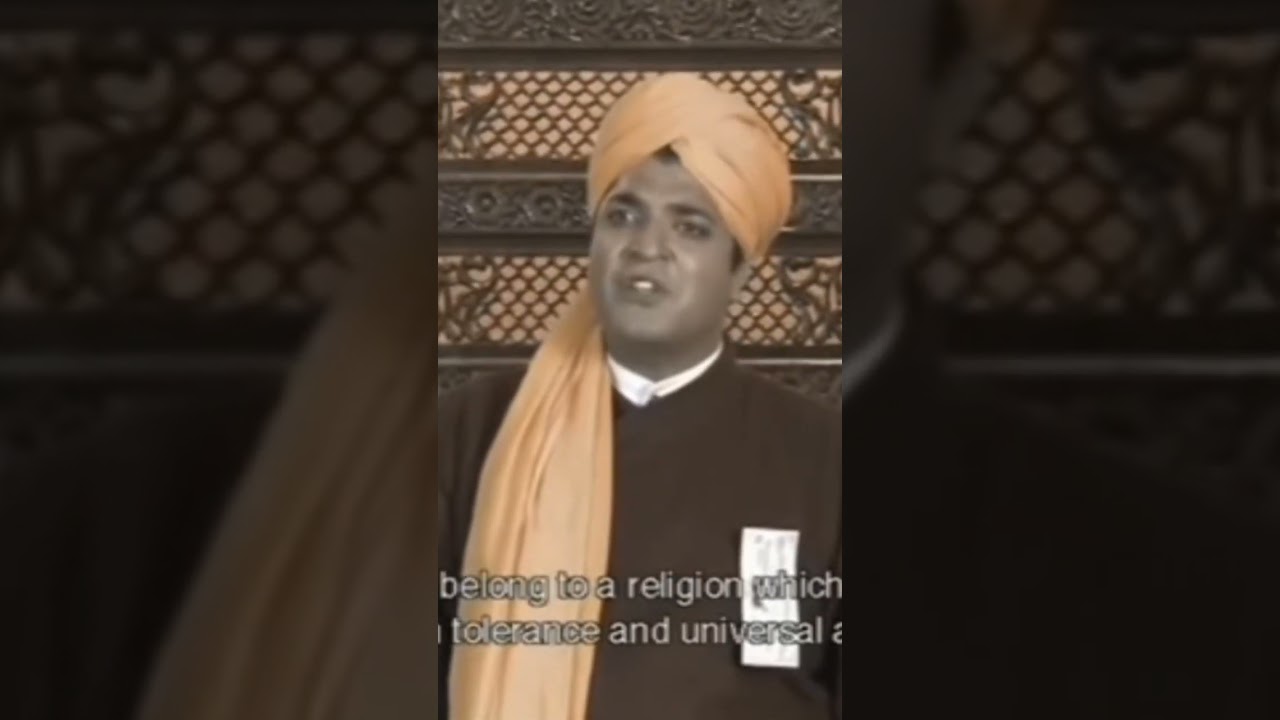 swami vivekanand speech in English at chicago.      (America) #shorts #viral #swamivivekananda