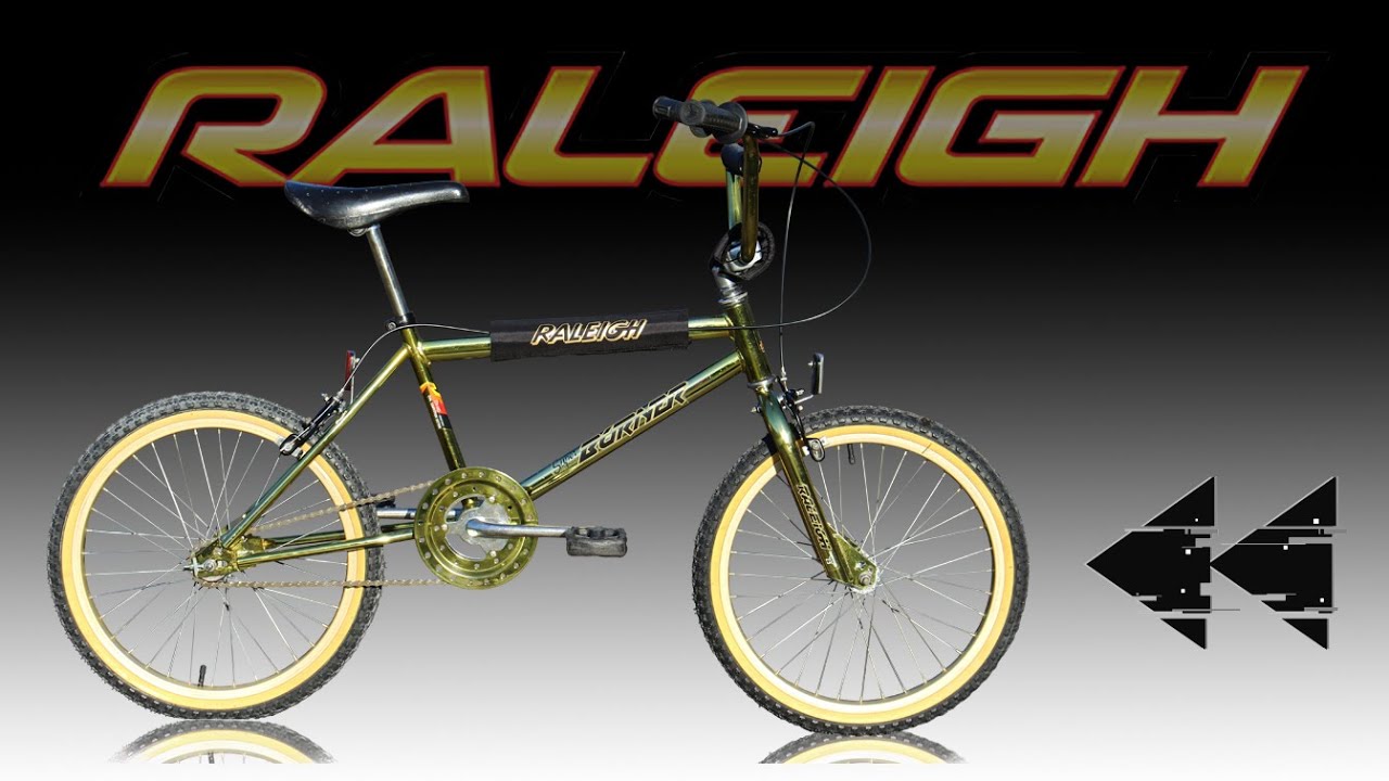 Retro Raleigh Super Burner - реставрация и катание золотого велосипеда BMX