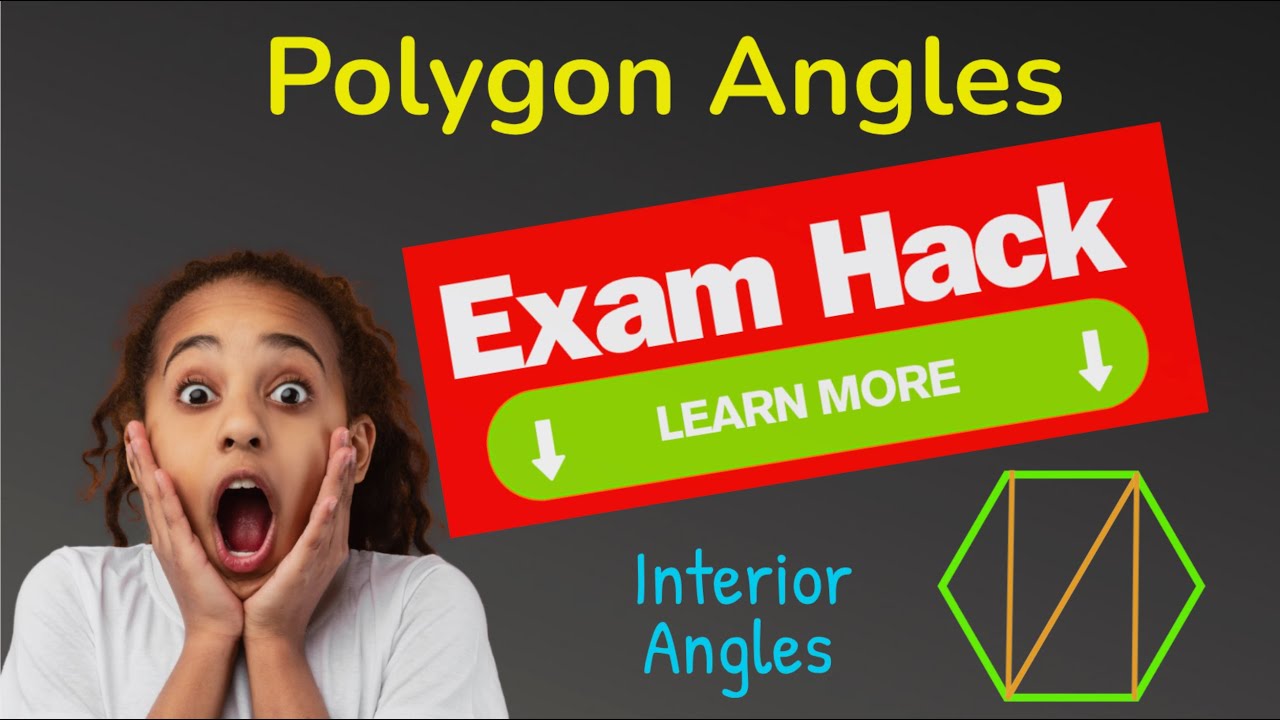Improve EXAM SCORES with a Polygon Angle Maths Trick !!