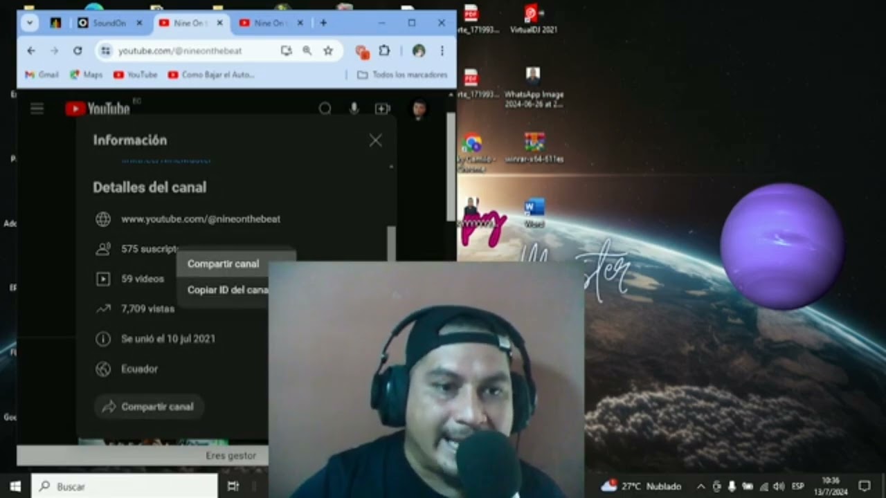 SoundOn Ya envié la Solicitud para obtener mi Canal Oficial de Artista