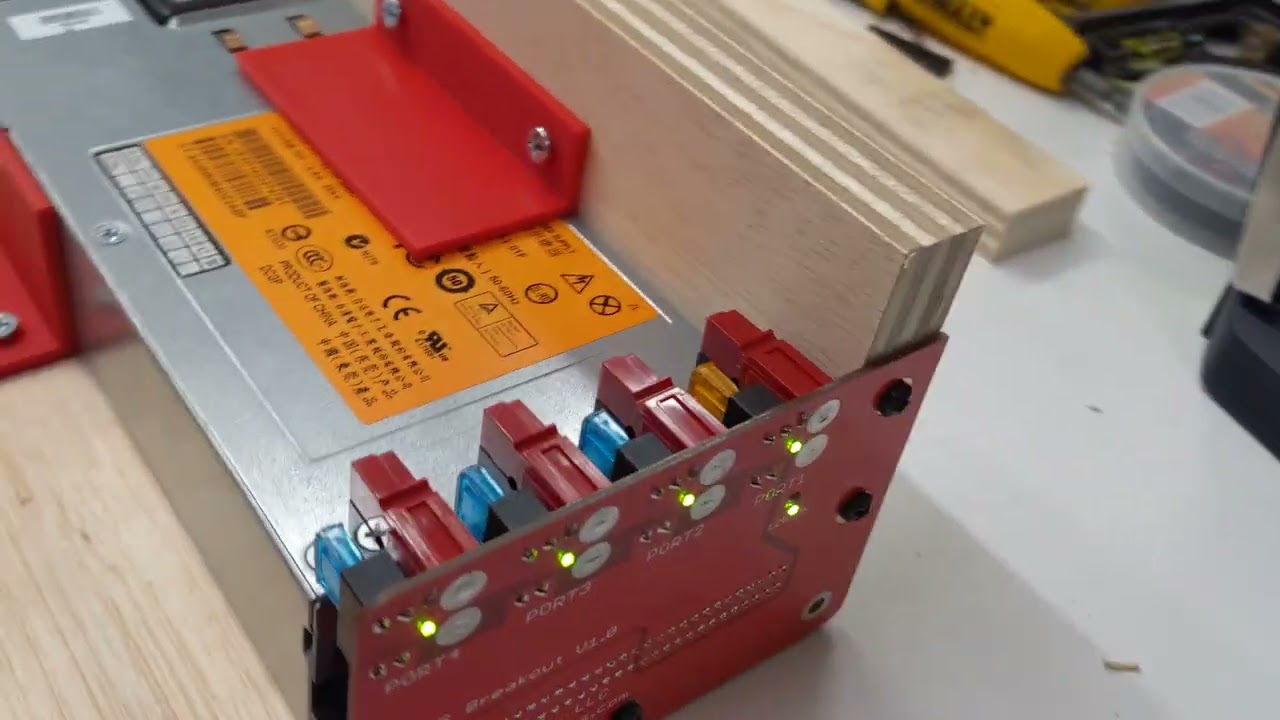 HP Server Power Supply Backplane Breakout Demo