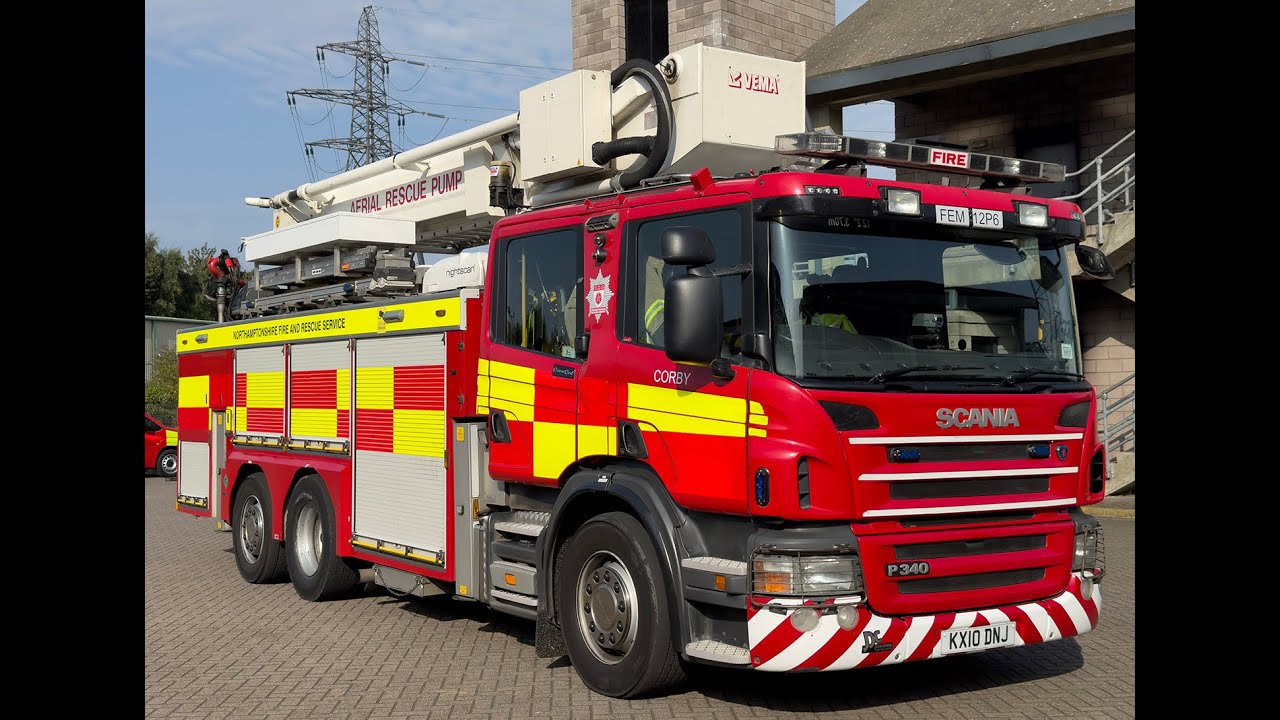 Northamptonshire Fire and Rescue Service Appliances | 4K, HD
