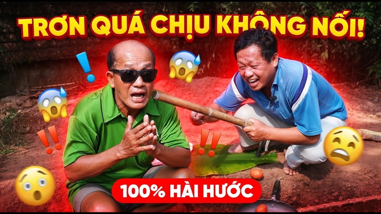 Thử Thách Gắp Trứng Vào Chảo: Lão Hói Tức Phát Khóc Vì Trứng Quá Trơn! 😂