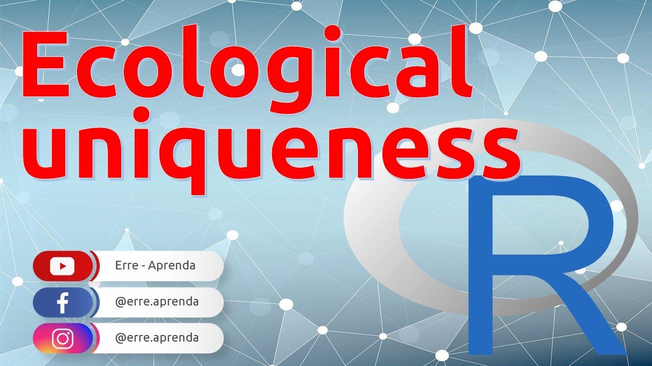 Ecological uniqueness (LCBD | SCBD) no programa R | Erre – Aprenda