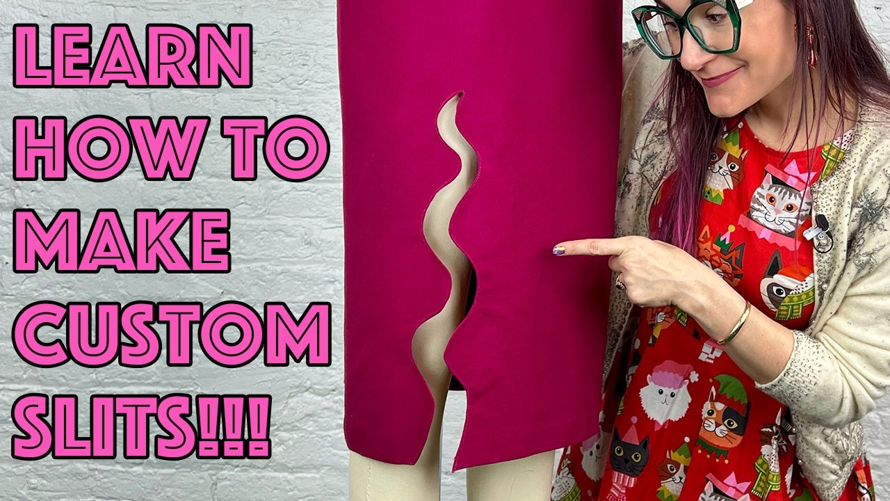 How To Add Amazing Slits To Any Skirt Or Dress!
