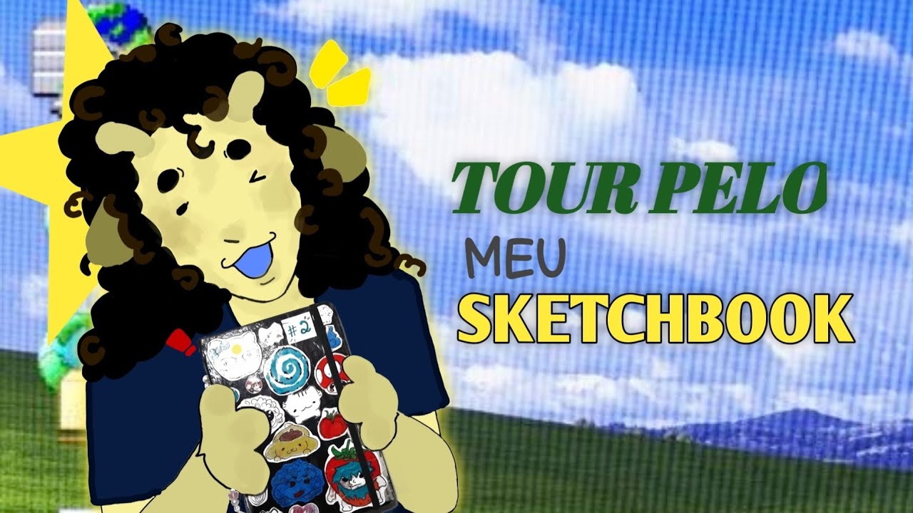 Tour pelo meu sketchbook 🌱 #ikkinja #sketchbook