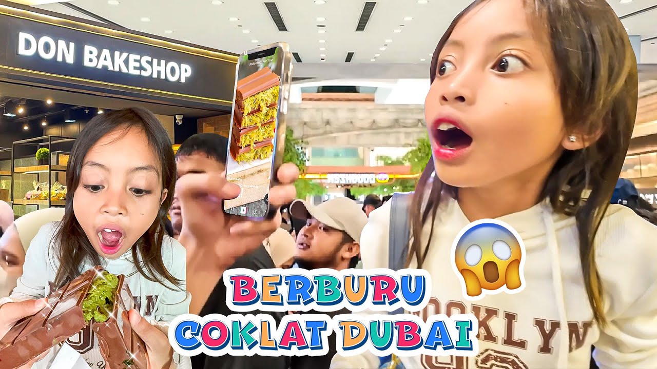 LEIKA BERBURU COKLAT DUBAI VIRAL CHALLENGE LEIKA VS TOMPEL