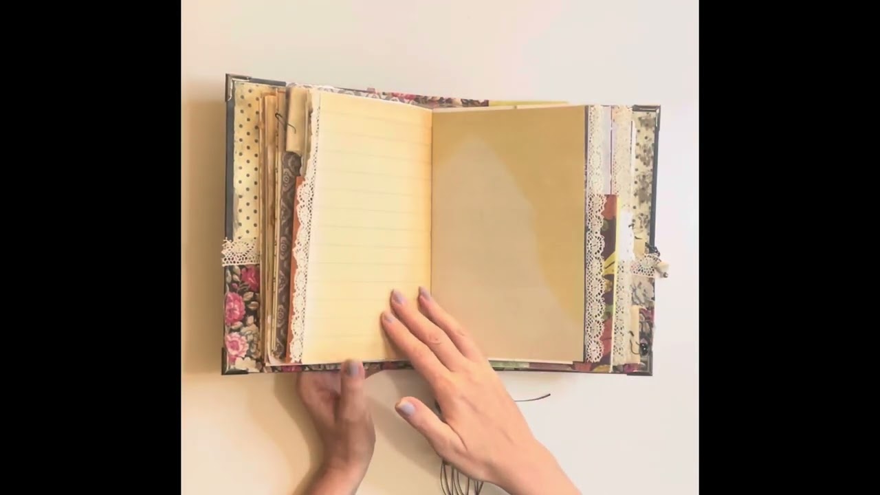 Recipe Junk Journal | Altered Hardcover Book