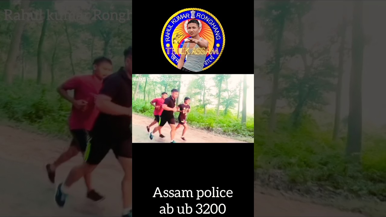 Assam police ab ub 3200 meter running #assampolice #running
