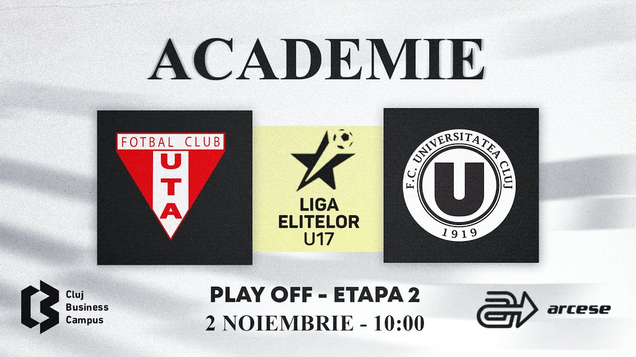 UTA U 17 vs U Cluj   Tineret - 02/11/2025