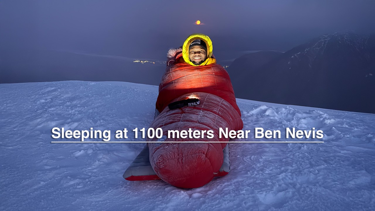 Sleeping with NO TENT next to BEN NEVIS |  Sgurr a Mhaim