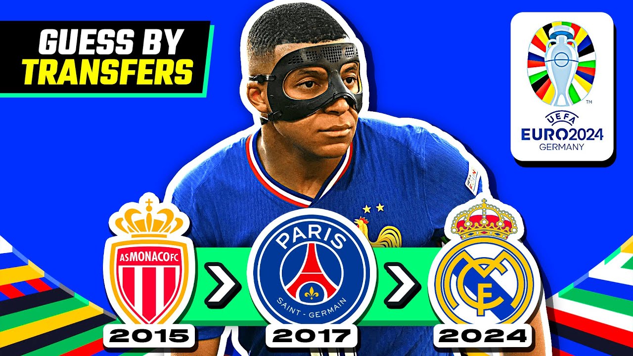 GUESS THE PLAYER BY THEIR TRANSFERS - UEFA EURO 2024 | QUIZ FOOTBALL TRIVIA 2024