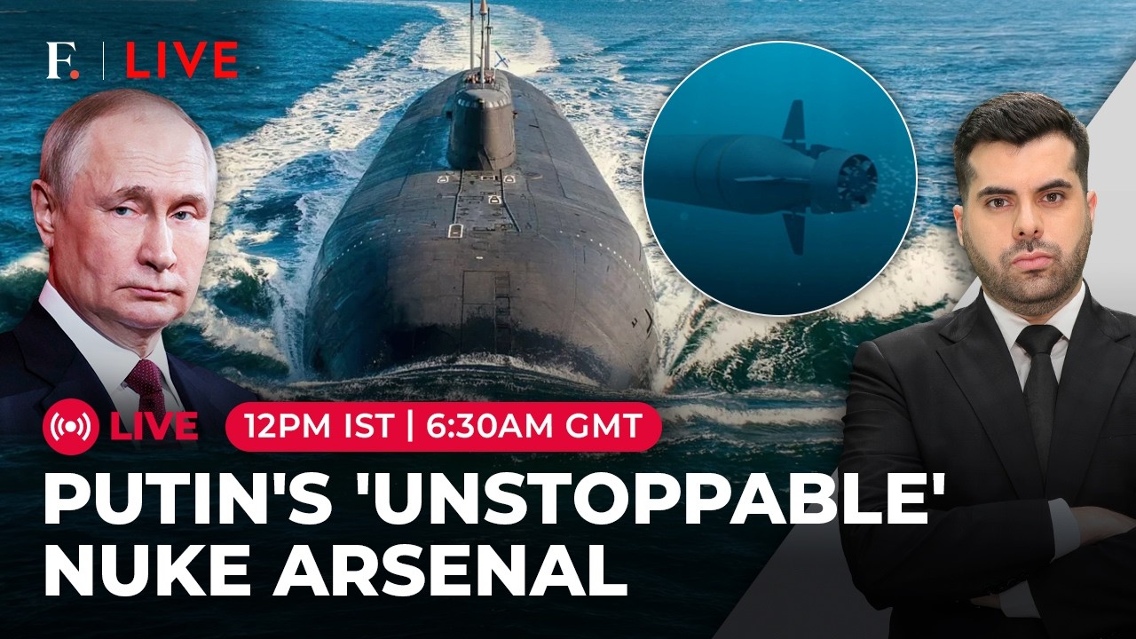LIVE: Russia Boosts Navy With Poseidon Nuclear Drone Carriers | Firstpost Live | 4K