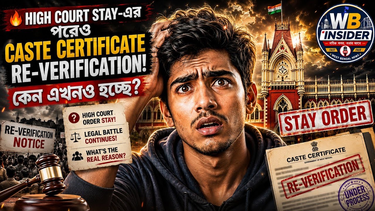 🔥High Court Stay-এর পরেও Caste Certificate Re-Verification! কেন এখনও হচ্ছে? Caste Certificate Update