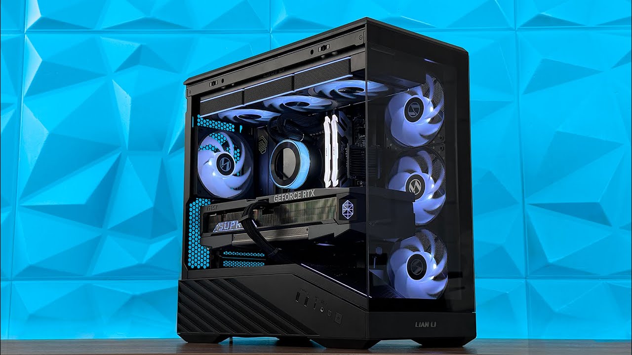 NO TALK! PC Build in Motion - Lian Li VECTOR V100 Mini | 9950X3D | RTX 5080