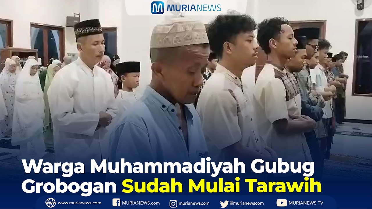 Warga Muhammadiyah Gubug Grobogan Mulai Tarawih