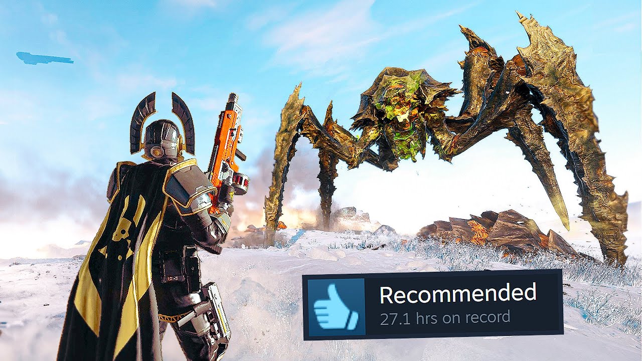 HELLDIVERS 2 is taking over right now...
