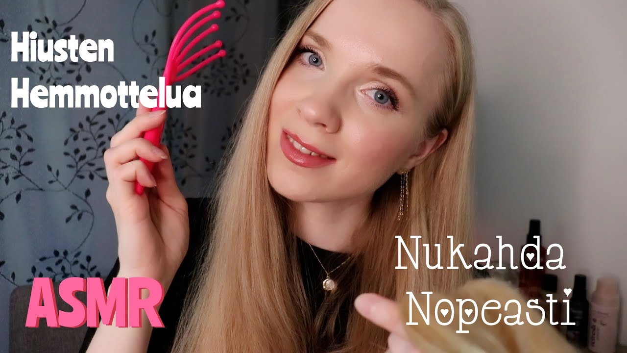 ASMR SUOMI 💗 Realistinen Hiustenhoito & Hieronta 💆ASMR Hair Treatment & Scalp Massage Roleplay