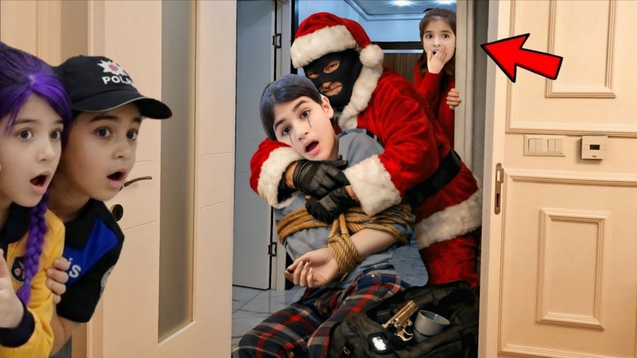 GECE GİZLİCE NOEL ANNE EVİMİZE GİRDİ MELİSAYI KAÇIRDI HIRSIZA TUZAK KURDUK