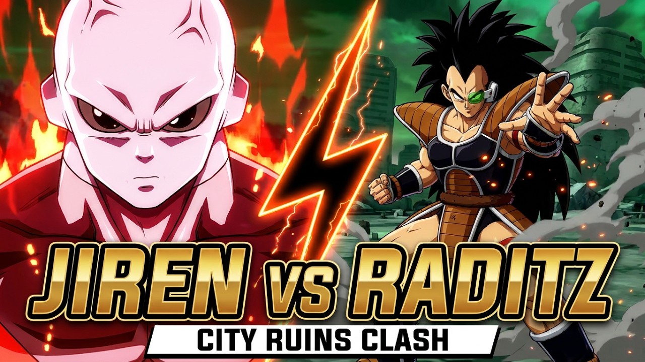 DragonBall SparkingZero: Jiren full power 🆚 Raditz at City Ruins arena!
