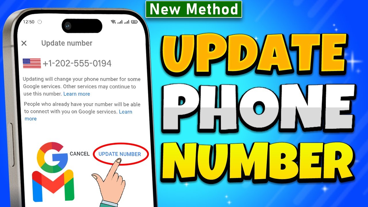 How to update Gmail or Google Account Phone Number [ Quick & Easy ]