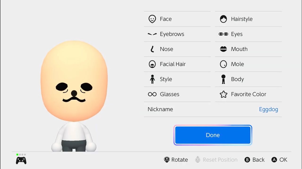 How to make an Eggdog mii